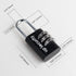 3 Digit Combination Lock, Small Padlock for Travel, Waterproof Resettable Padlock for Gym Locker, Luggage, Gate (Blue)