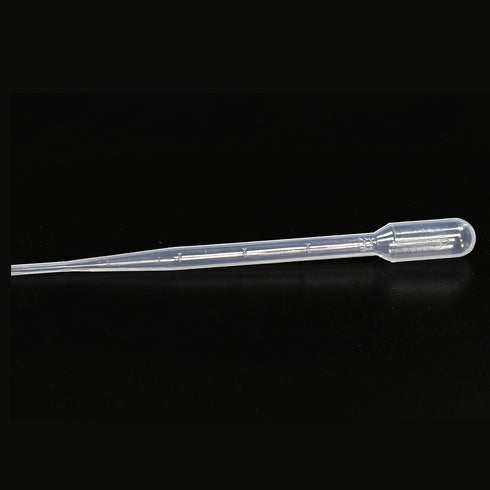 ULAB Sterile Transfer Pipette, Essential Oils Pipettes, 5ml, 2ml Graduated, 0.5ml Graduation Interval, Pack of 100,