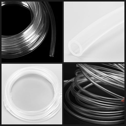 Clear Vinyl Tubing, Clear Hose PVC Tubing (1/2" ID x 5/8” OD x 10 Feet)
