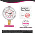 0 to 200psi Glycerin Filled Pressure Gauge: 2.5" Dial Size, Stainless Steel Case, 1/4" NPT Lower Mount