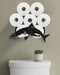 Wigag Shark Toilet Paper Holder for Extra 8 Rolls, Ocean Decorative Toilet Paper