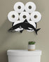 Wigag Shark Toilet Paper Holder for Extra 8 Rolls, Ocean Decorative Toilet Paper