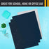 Better Office Products 50-Pack Two Pocket Portfolio Folders, Navy Blue, Letter Size Paper Folders, 50 Pieces, Dark Blue
