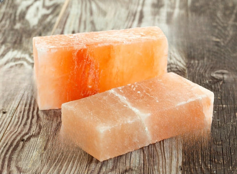 Generic 8x4x2 pack 6 Himalayan Salt Bricks for Wall - Size of | Himalayan Pink Salt Bricks for Home | Salt Tiles