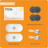 LIBERATECH 2-Color (2 Pack) Rechargeable Motion Sensor Night Light, White & Warm Toilet Light with Auto/On Mode