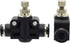 PneumaticPlus SCF-1/4 Air Flow Control Valve, In-Line Speed Controller Union Straight - 1/4" Tube OD x 1/4" Tube OD
