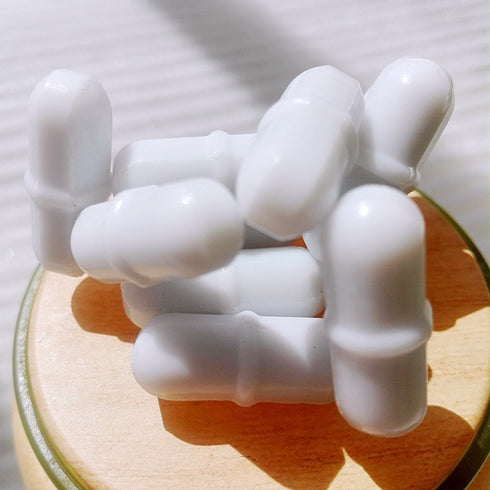 Laboratory Magnetic Stir Bars - PTFE Magnetic Stirrer Mixer Stir Bars (Diameter 7mm, Length 25mm) - 10 Pcs
