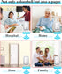 Wireless Doorbell Kit, 150M Range, 38 Melodies, IP44 Waterproof, Mute Mode, CD Quality Sound, LED Flash, White