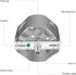 4-Pack 4 inch Light Fixture Mounting Bracket, Universal Lighting Fixture Crossbar Kit with All Mounting Hardware, Heavy