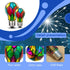 LED Stained Glass Light Bulb, A19 4W, E26 Base, Painted Night Light, Mosaic Party Light Bulb