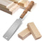 Japanese Hand Saw, 6 Inch Double-sided Flush Cut Saw for Hardwood & Softwood Woodworking Trim (15/17TPI)