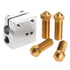 Dophee Volcano Nozzle 3D Printer Extruder Print Head + Heater Block Kit, 0.6/0.8/1/1.2mm