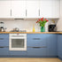 uxcell 10pcs Matte White Edge Finger Pulls for Cabinets, 160mm/6.3in Hole Center, Hidden Cabinet Handle