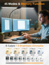 ReinHoo Office,5 Color+9 Lamp,1200Lumen LED Desk Lamp for Home Brightness Office Desk Eye Protection Desk