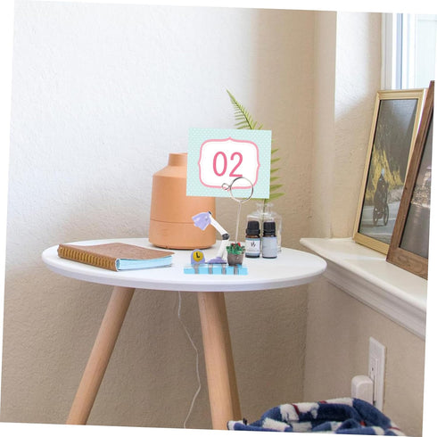 Microlandschaft Memo Clip Photo Holder Stand Unique Table Lamp for Notes and Messages Decoration for Home Office
