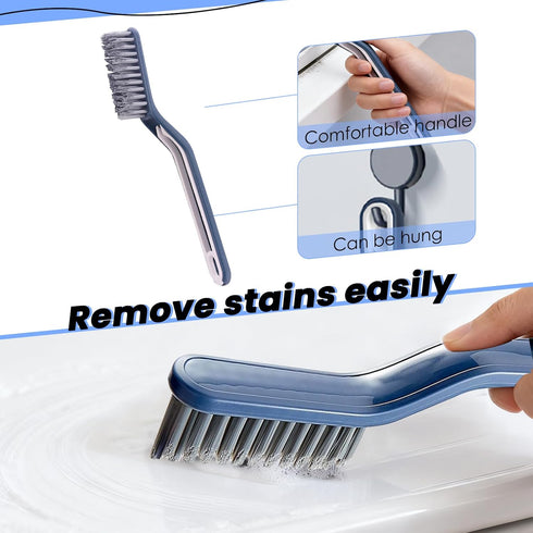 Gzfatyong 6pcs Crevice Cleaning Brush Multifunctional Hard Bristle Grout Cleaner Brush Crevice Cleaning Tools Bathroom