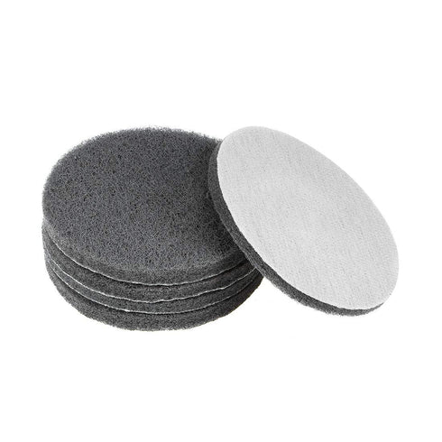 uxcell 5 Inch 800 Grit Drill Power Brush Cleaning Tool, 5pcs Scouring Pads Tile Scrubber