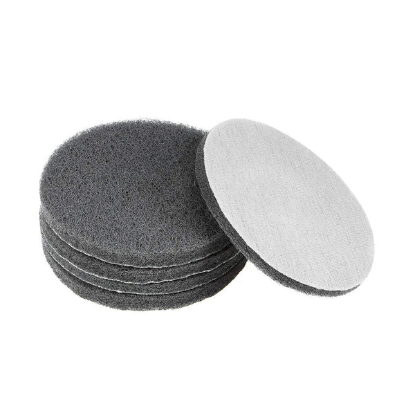 uxcell 5 Inch 800 Grit Drill Power Brush Cleaning Tool, 5pcs Scouring Pads Tile Scrubber