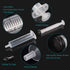 12 Pack - 5ml Plastic Syringes for Plant Hydroponic Liquid Measurement & Pets Feeding Tools (12Pcs 5ML/CC)