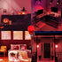 LUXRITE A19 LED Red Light Bulbs, 60W Equivalent, Non-Dimmable, E26 Base, Indoor Outdoor, 3 Pack