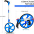 Zozen Measuring Wheel, Collapsible Wheel Measuring Tool with Backpack, Up to 10,000Ft, 12’’ Diameter Wheel