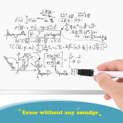 Dry Erase Board, 11”x 14”, 2-Pack Small Magnetic White Board - Includes 6 Markers, 4 Magnets for Kids, Home, Office