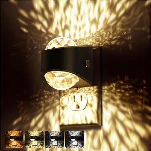Briignite Night Light Plug into Wall, Color Changing Night Light for Kids,