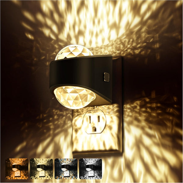 Briignite Night Light Plug into Wall, Color Changing Night Light for Kids,