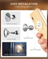 360 Wood LED Wall Sconce, Magnetic Rotatable Wall Mounted Night Light & Reading Light, Small Rechargeable Battery