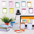 Yeaqee 12 Set Employee Appreciation Gifts - 12 Motivational Sticky Notepads, 12 Pens, 12 Ribbons for Office Supplies