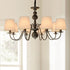 Lamp,Set 2,Small Barrel,5.2"4"H5.2",Linen, BULB,Beige LAMPWELL VALO Clip-on Small Fabric Lamp Shades for Table