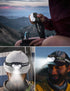 Lsnisni 9 LED Headlamp 2 Pack, 2000 Lumen Super Bright Head Lamp with 6 Modes, IPX5 Waterproof, Lightweight Head