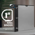 WOT I Telescoping 3 Ring Binder 1 Inch 4PCS, Flexible Binder with Expandable Spine and Clear Catalog Pocket