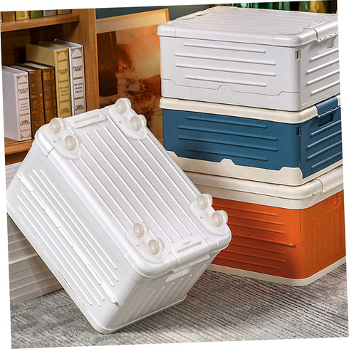 8pcs Self-Adhesive Storage Box Casters Easy Installation Furniture Wheels for Organizing Under-Bed Storage Plastic