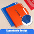 Habgp 9 Pcs File Folders - Manilla Folders 8.5 x 11 Inch, 1/3-Cut Tab Colored File Folders