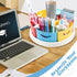 MeCids Art Supply Storage Organizer, 360° Spinning Pen Holder and Caddy for Office, Classroom