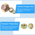 Hex Nuts (3/4"-16) 5Pcs, Carbon Steel Fine Thread Zinc Plated Hexagon Nut Hardware for DIY Home Repair and Machinery