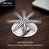 Kavura 316L Spin Decision Pen CNC-Machined Stainless Steel Fidget Pen with Magnetic Stand | Smooth Writing Gel Ink |