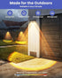 10 Pack 2 IP65 Solar Fence Lights Outdoor, Warm/Neutual/Cool White Fence Lights Solar Powered with LED, Waterproof