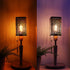 7.9 4.5 4.5in E27 E26 Lamp Shades, Modern Style Metal Lampshade with Pattern of Leaves for Table Lamp and Floor Light