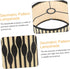 Rattan Lamp Shade Fabric Assembly Required Lampshade: Table Bedside Floor Lamp Fabric Drum Lampshade Classic Geometric
