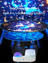 10 6 360 Ocean Wave Projector Night Light for Kids Bedroom - Color Ocean Waves + Films, Rotation Timer for Kids, Baby