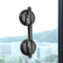 FCHO (2 Pack) Glass Suction Cups Heavy Duty Aluminum Handle Holder Hooks to Lift Large Glass/Moving/Pad