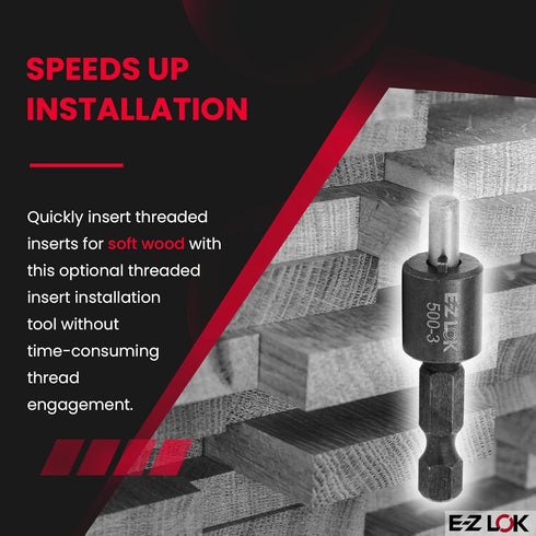 E-Z LOK Drive Tool - Optional Use with 329-4, 329-401, 329-428, 303-4, 303-428, 319-4, 319-428, 335-4, 450-6, 550-1420,