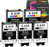 XIMO 215 t215 Ink Cartridges with Pigment Ink Remanufactured for WF-110, 5 Pack (3 Black, 2 Tri-Color)