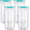 Touch up Paint Storage Containers - 4 Pack Airtight Cups with Lids and Stainless Steel Mixing Ball, 13 oz