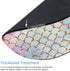 Smooffly Mermaid Scales Mousepad, Round Desk Accessory, Cute Circular Mouse Pad, Size 7.9 x 7.9 x 0.12 Inch