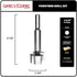Tools 1-1/4 Inch x 3-1/2 Inch Forstner Drill Bit, High Speed Steel for Woodworking - Hardwood, Softwood and Plywood (1-1/4 Forstner)