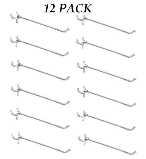 NAHANCO PHH12 Heavy Duty 12" Pegboard Hooks, Pack of 12