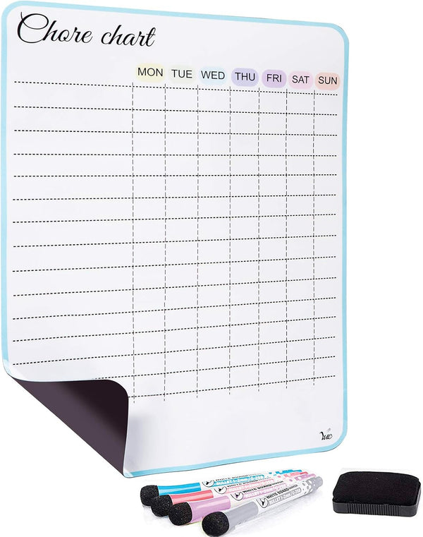Chore Chart for Kids and Adults, 14x11 inch Magnetic Chores Chart for Kids, Chore Board, Chore List